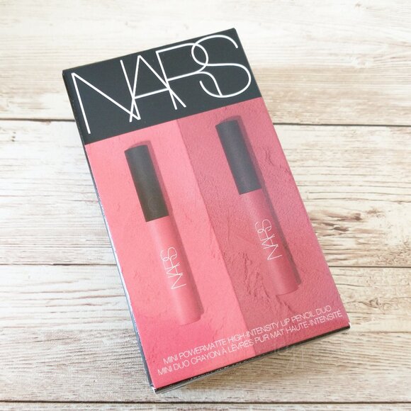 NARS Mini Powermatte Cruella and Dragon Girl High-Intensity Lip Pencil Duo New - Picture 1 of 7